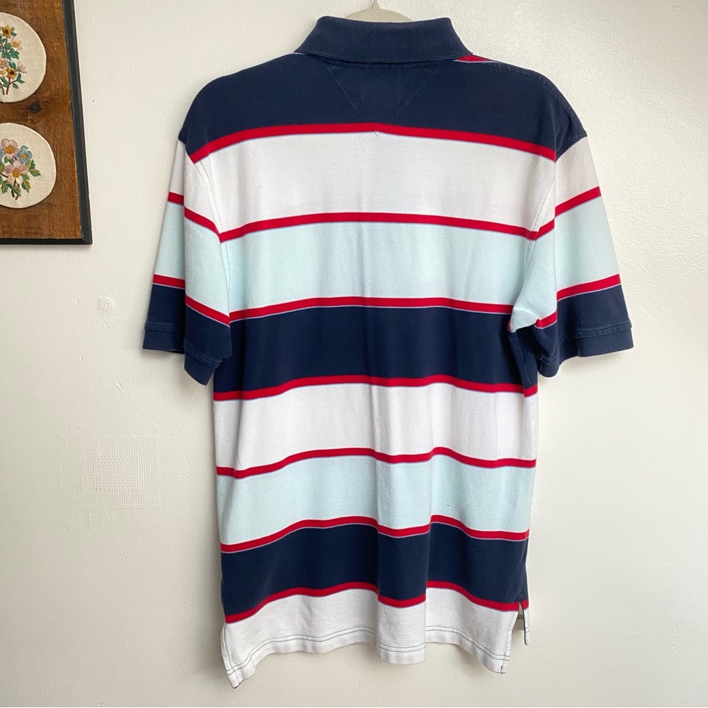 Tommy Hilfiger Striped Cotton Polo - Picture 9 of 12